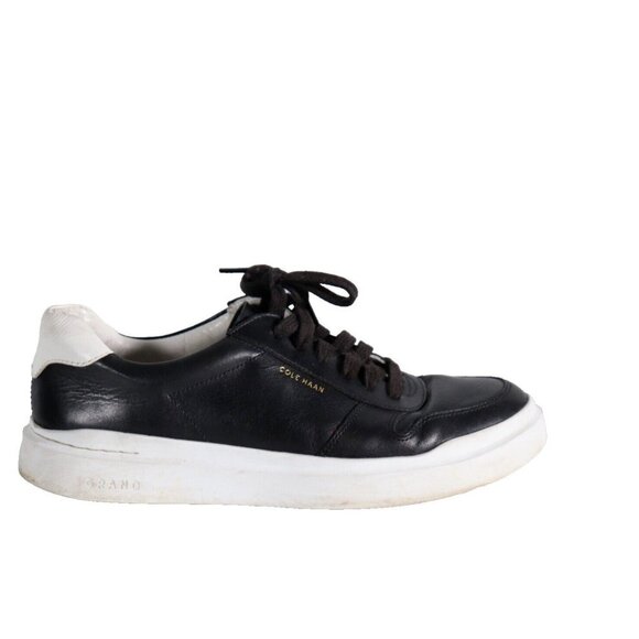 Cole Haan Women's US9.5 B Black Grandpro Topspin Trainer Low-Cut Leather Sneaker - Picture 4 of 11